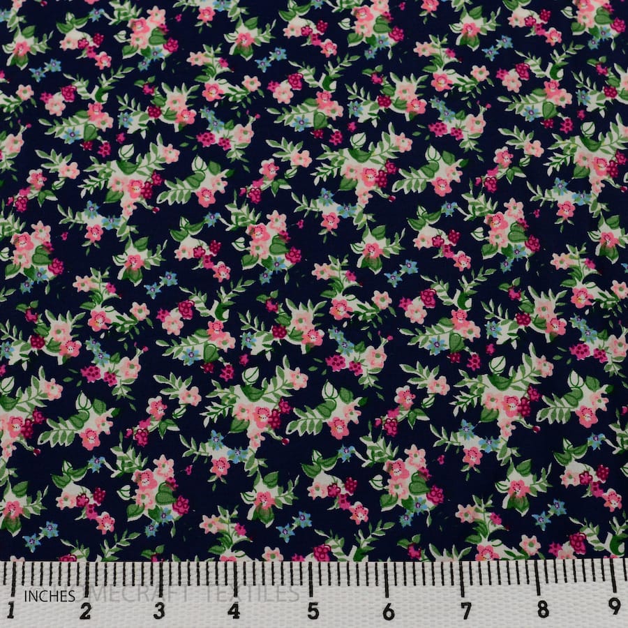 Floral Design Cotton Prints by Homecraft Textiles - Haberdashery Shop in Australia