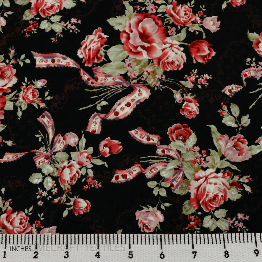 Floral Design Cotton Prints by Homecraft Textiles - Haberdashery Shop in Australia