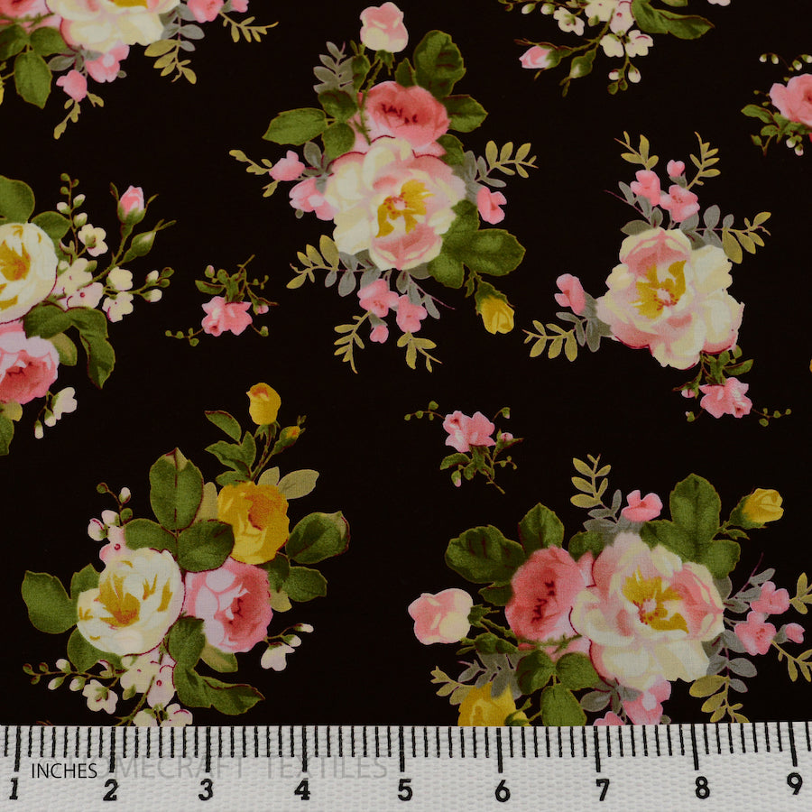Floral Design Cotton Prints by Homecraft Textiles - Haberdashery Shop in Australia