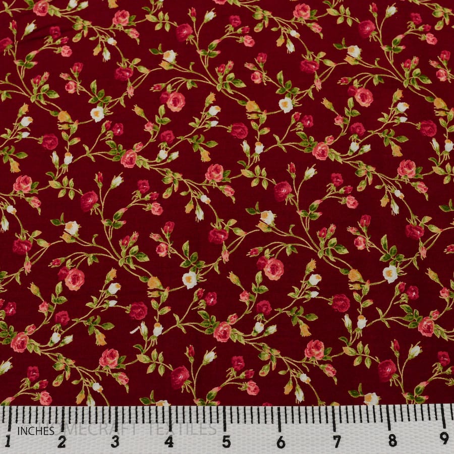 Floral Design Cotton Prints by Homecraft Textiles - Haberdashery Shop in Australia