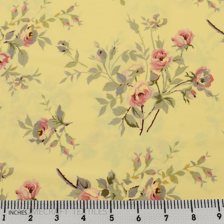 Floral Design Cotton Prints by Homecraft Textiles - Cheap Fabric Online Australia