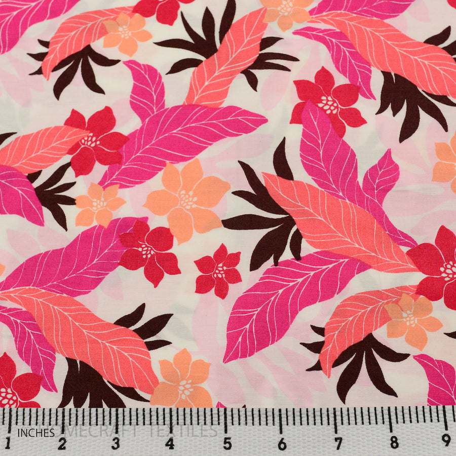 Floral Design Cotton Prints by Homecraft Textiles - Cheap Fabric Online Australia