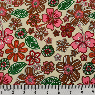 Floral Design Cotton Prints by Homecraft Textiles - Cheap Fabric Online Australia