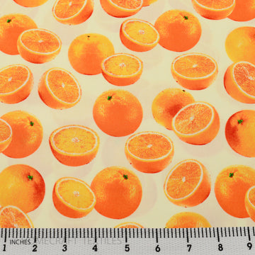 Oranges Design Cotton Prints by Homecraft Textiles - Cheap Fabric Online Australia