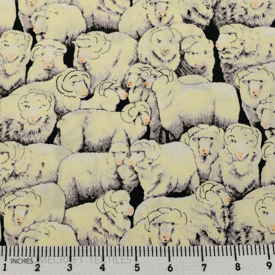 Sheep Design Animal Prints by Homecraft Textiles - Fabric Online Australia