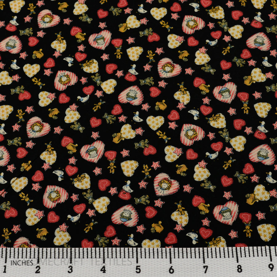 Hearts Design Cotton Prints by Homecraft Textiles - Fabric Online Australia