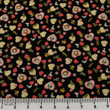 Hearts Design Cotton Prints by Homecraft Textiles - Fabric Online Australia