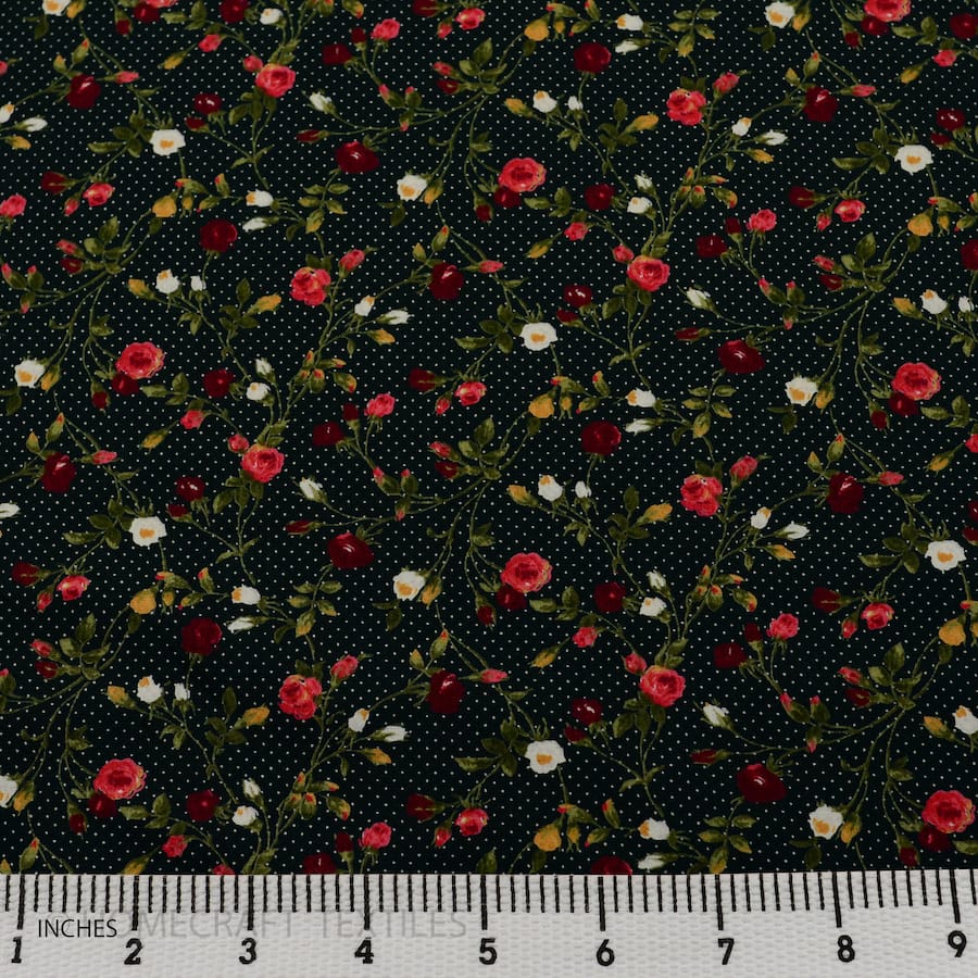 Floral Design Cotton Prints by Homecraft Textiles - Cheap Fabric Online Australia