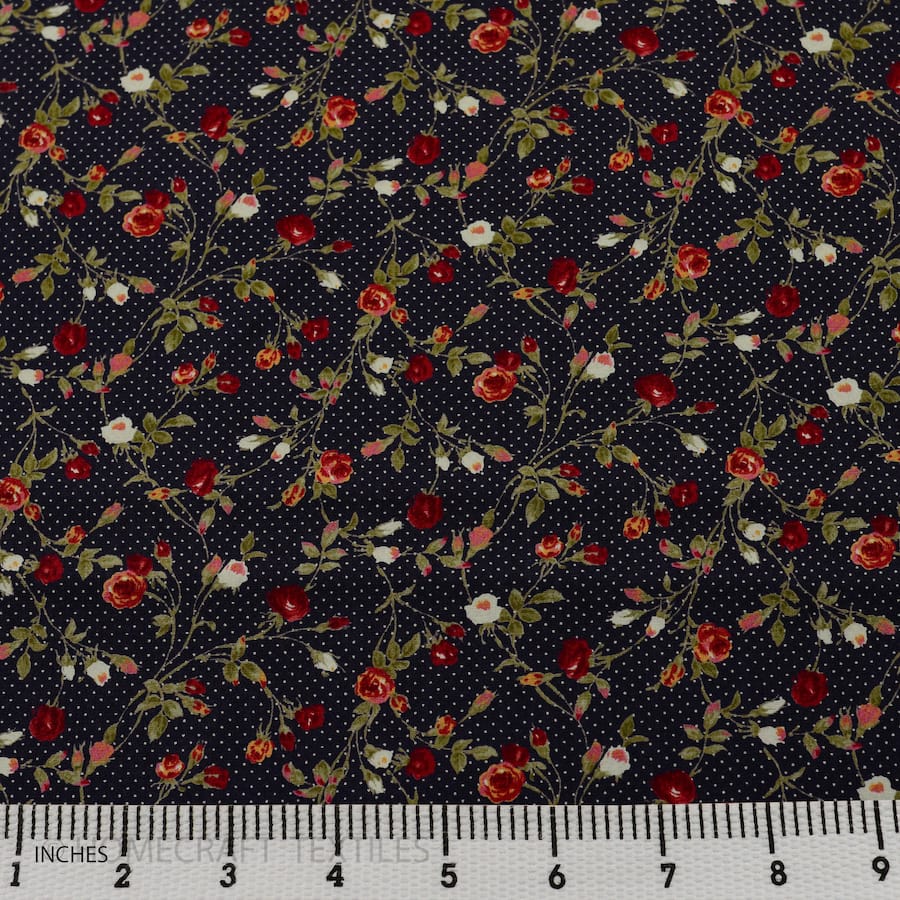 Floral Design Cotton Prints by Homecraft Textiles - Cheap Fabric Online Australia