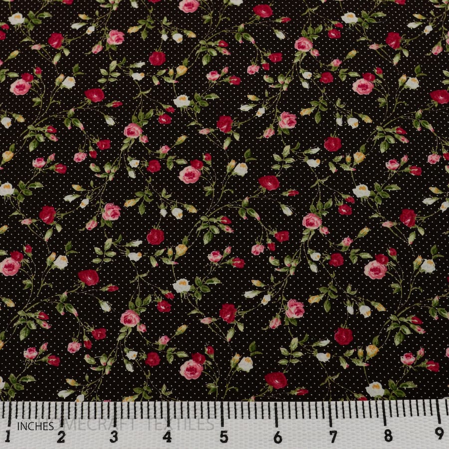 Floral Design Cotton Prints by Homecraft Textiles - Cheap Fabric Online Australia