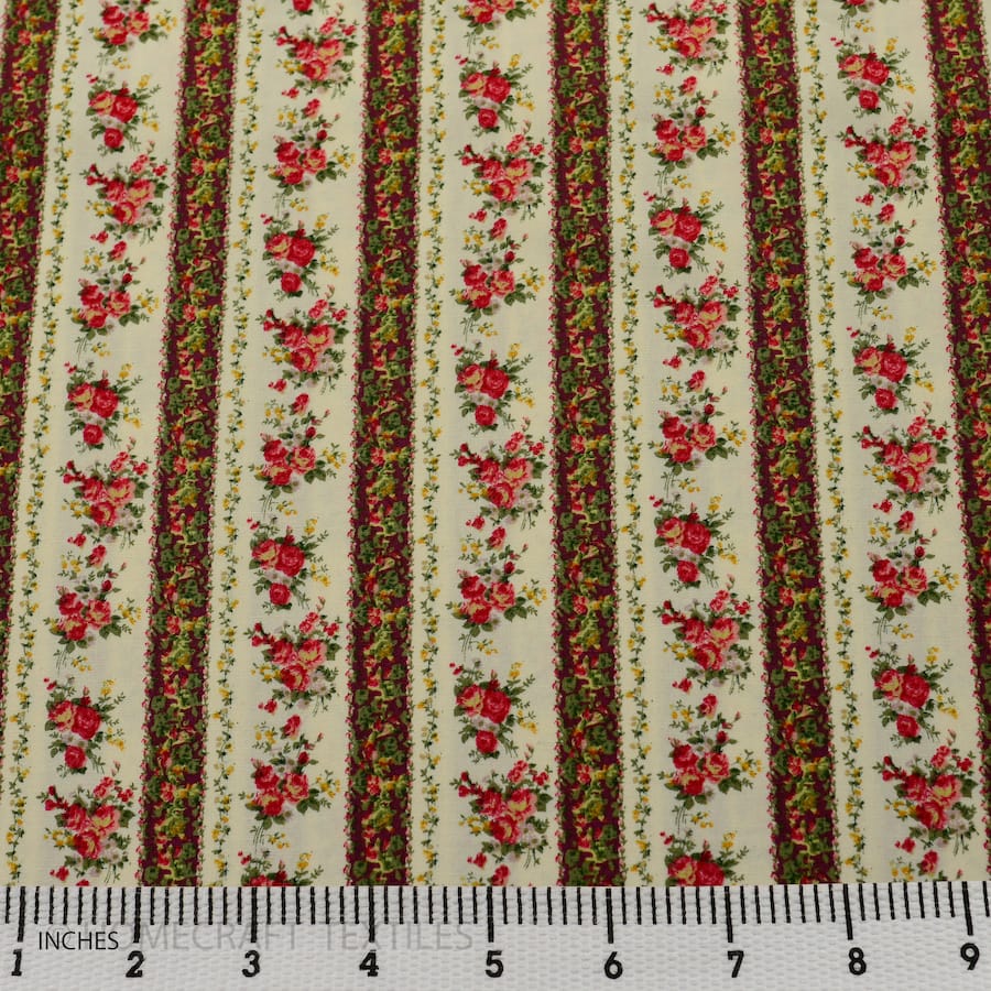 Floral Design Cotton Prints by Homecraft Textiles - Cheap Fabric Online Australia