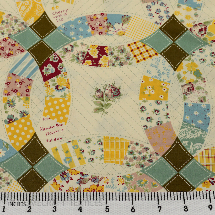 Floral Design Cotton Prints by Homecraft Textiles - Cheap Fabric Online Australia