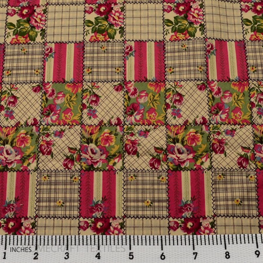 Flower Design Cotton Prints by Homecraft Textiles - Online Fabric Store