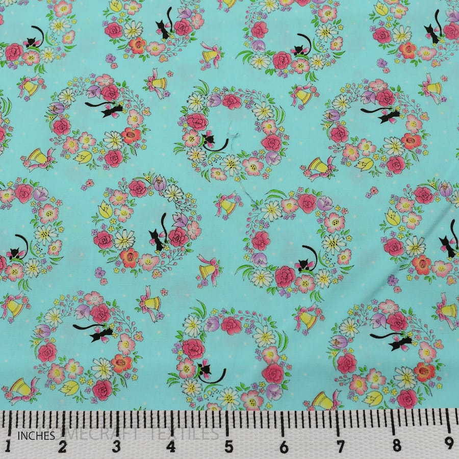 Flower Design Cotton Prints by Homecraft Textiles - Online Fabric Store