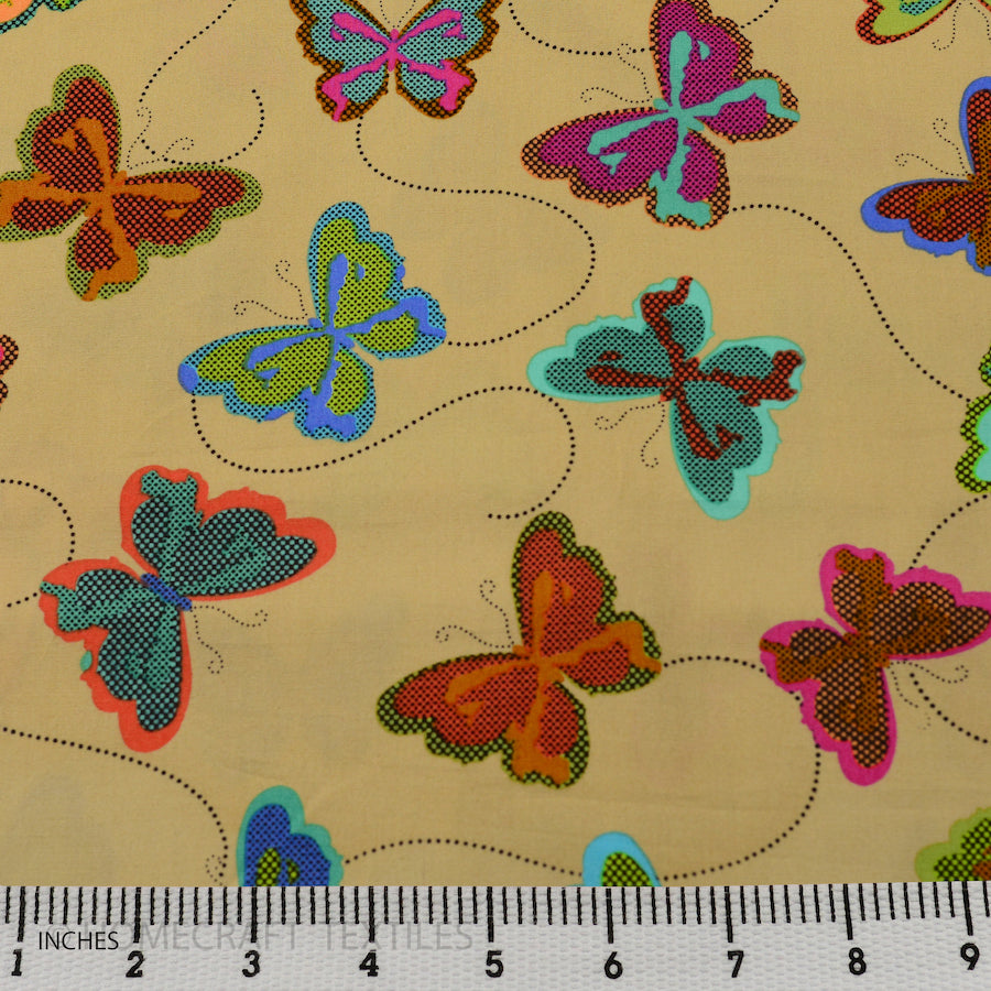 Butterfly Cotton Prints by Homecraft Textiles - Fabric Suppliers