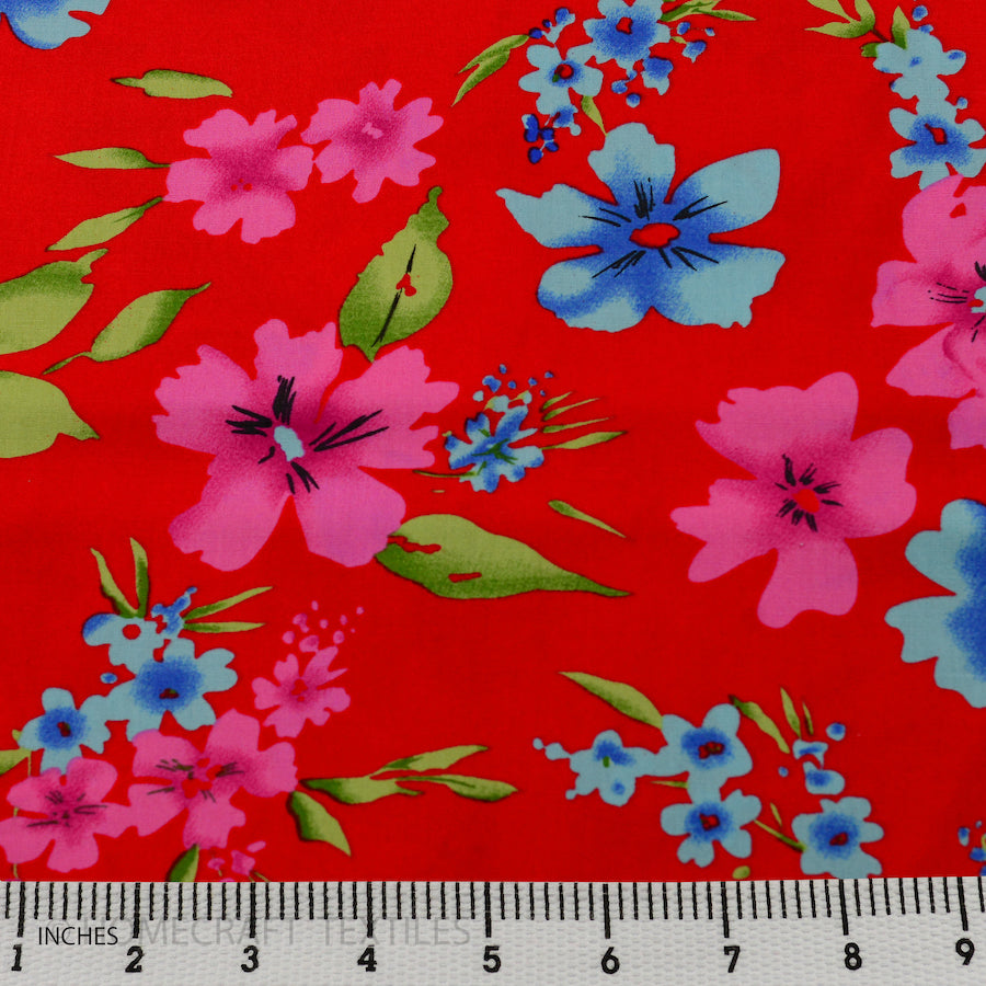 Floral Design Cotton Prints by Homecraft Textiles - Cheap Fabric Online Australia