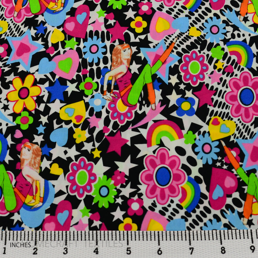 Girl Design Cotton Prints by Homecraft Textiles - Fabric Online Australia