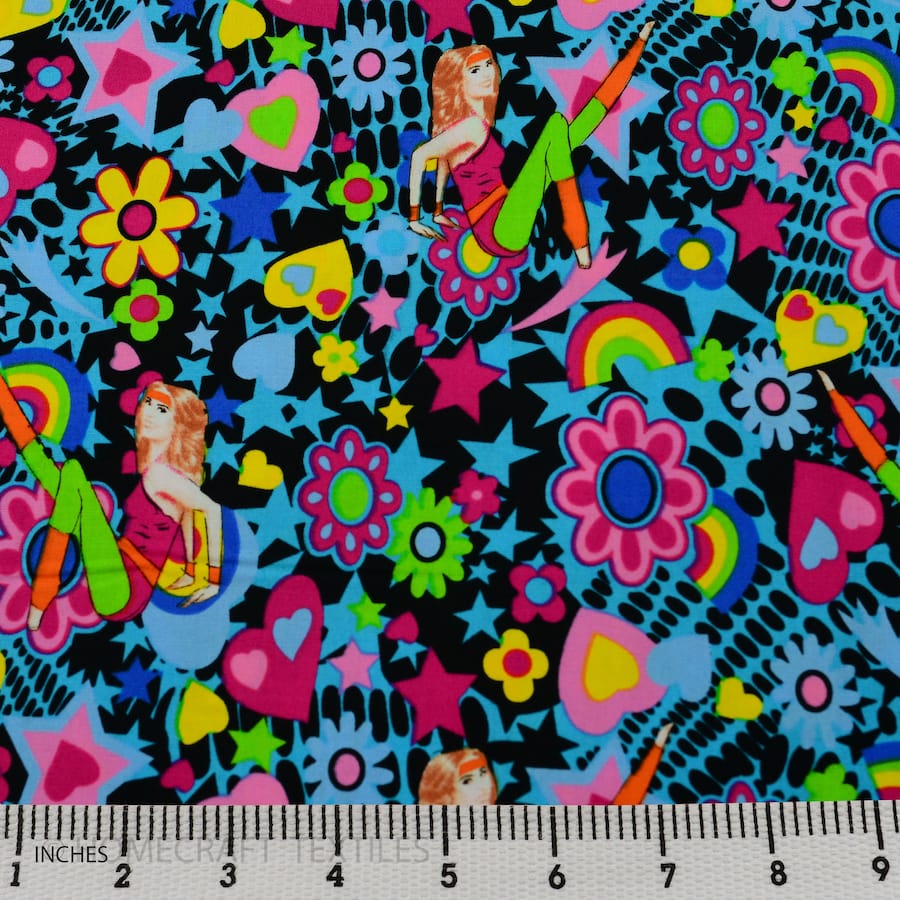 Girl Design Cotton Prints by Homecraft Textiles - Fabric Online Australia