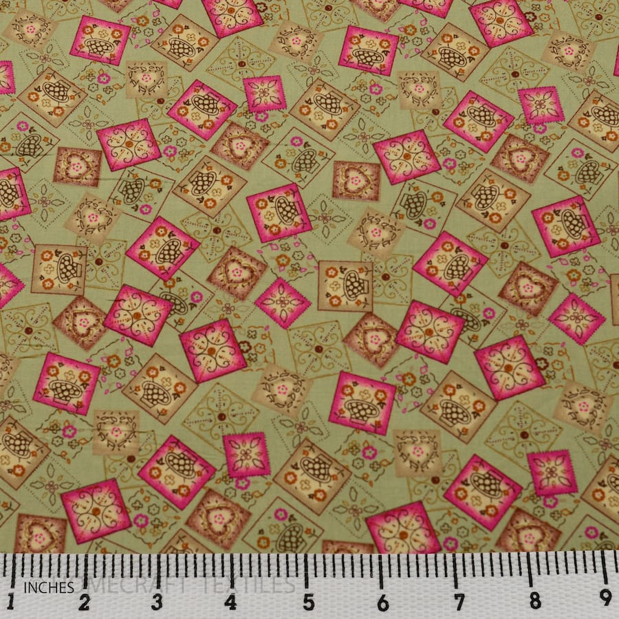 Stationary Design Cotton Prints by Homecraft Textiles - Online Fabric Store