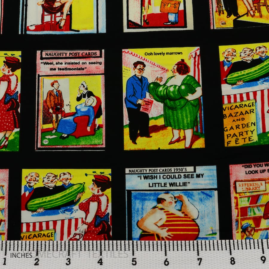 Comics Design Cotton Prints by Homecraft Textiles - Online Fabric Store