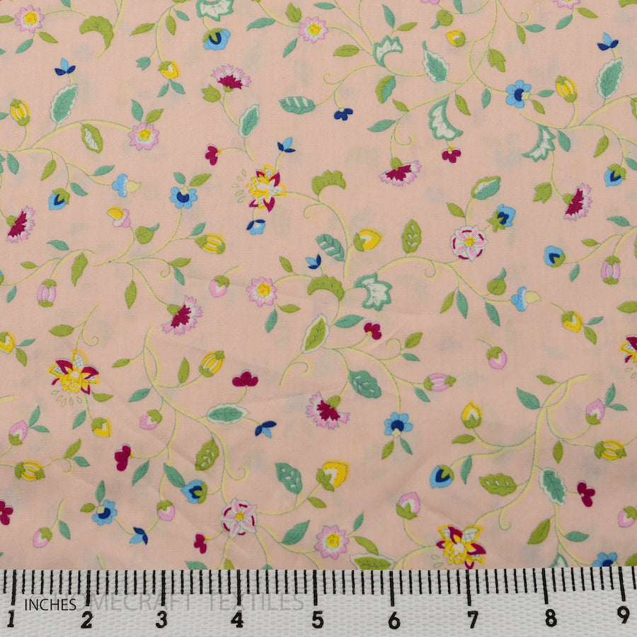 Floral Design Cotton Prints by Homecraft Textiles - Cheap Fabric Online Australia