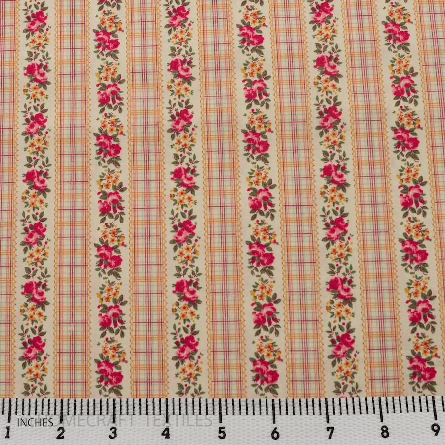 Flower Design Cotton Prints by Homecraft Textiles - Online Fabric Store
