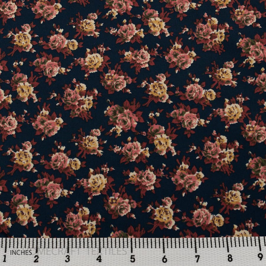 Flower Design Cotton Prints by Homecraft Textiles - Online Fabric Store