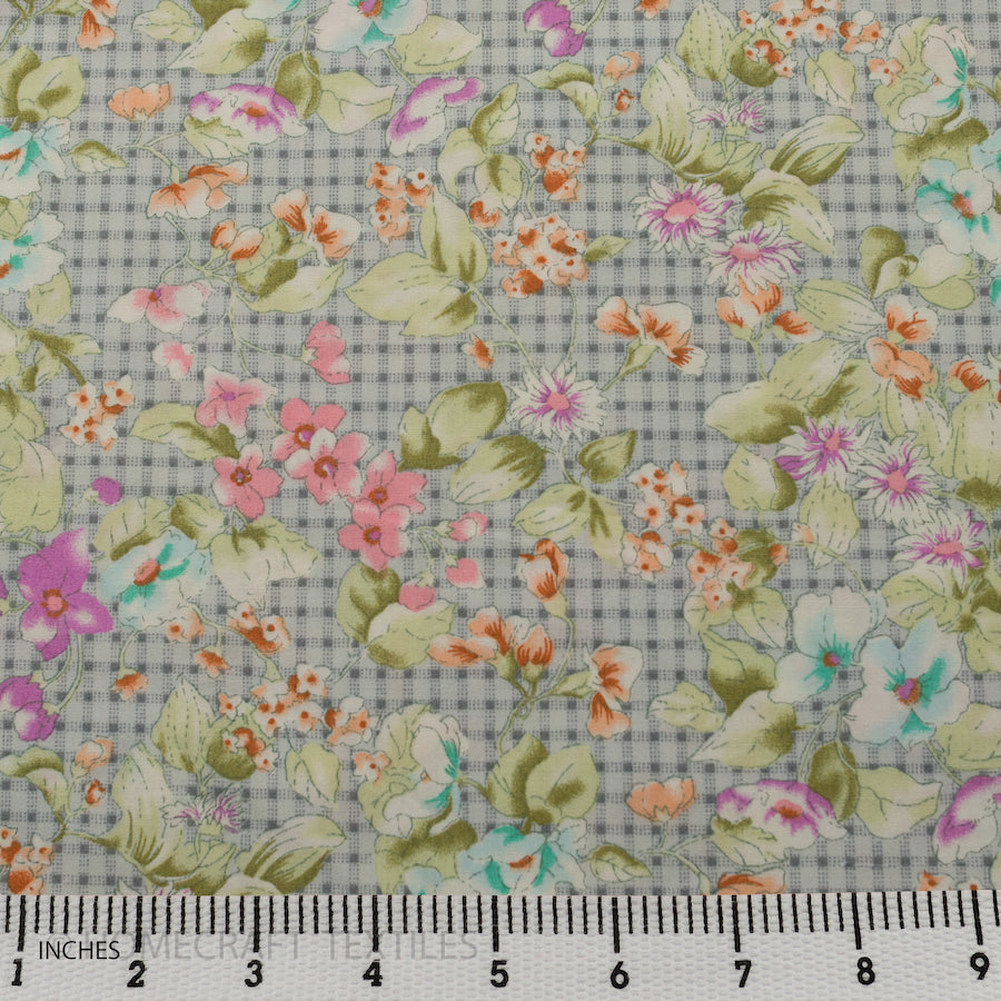 Flower Design Cotton Prints by Homecraft Textiles - Online Fabric Store