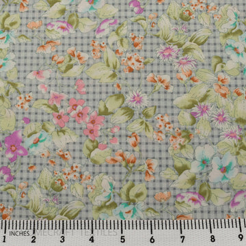 Flower Design Cotton Prints by Homecraft Textiles - Online Fabric Store