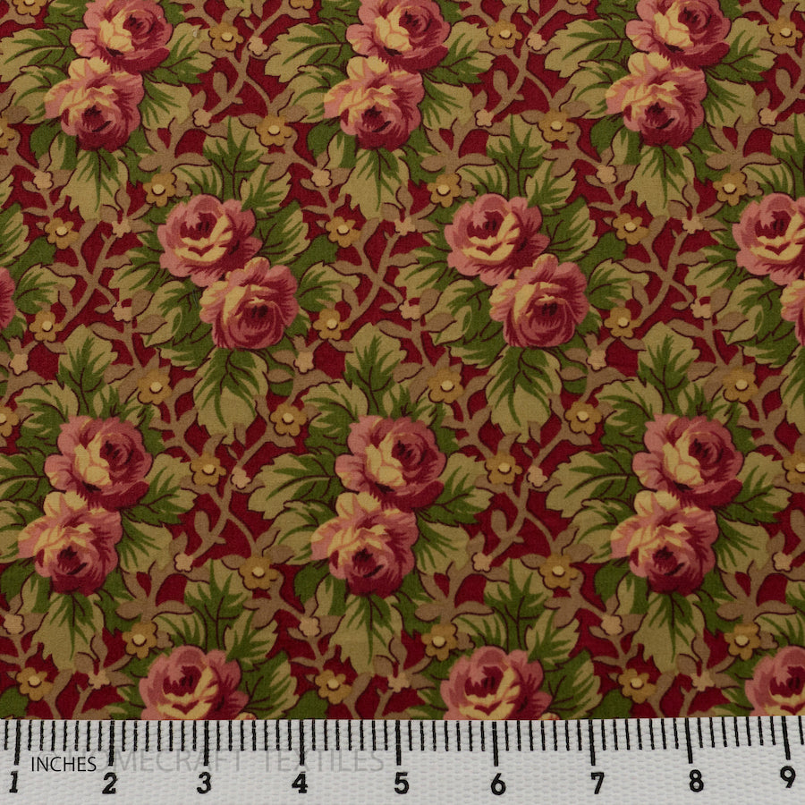 Flower Design Cotton Prints by Homecraft Textiles - Online Fabric Store