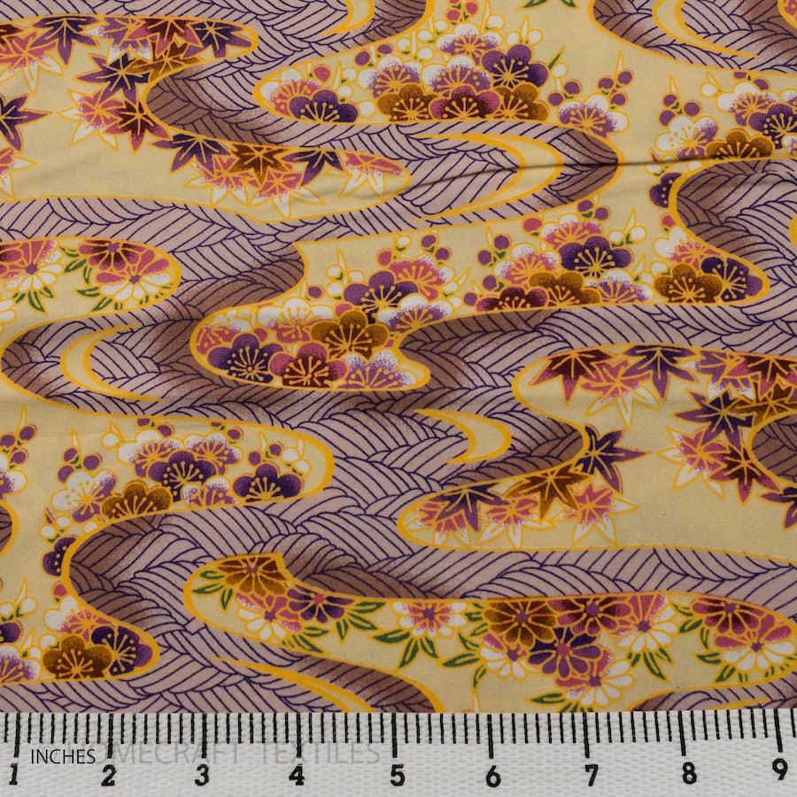 Flower Design Cotton Prints by Homecraft Textiles - Online Fabric Store