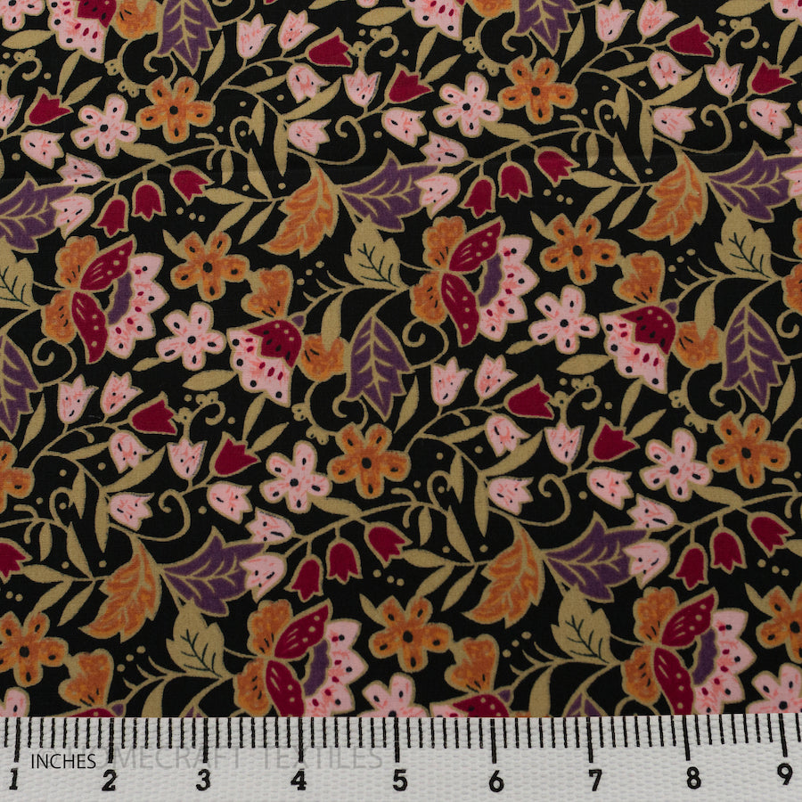 Flower Design Cotton Prints by Homecraft Textiles - Online Fabric Store
