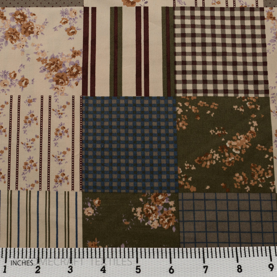 Flower Design Cotton Prints by Homecraft Textiles - Online Fabric Store