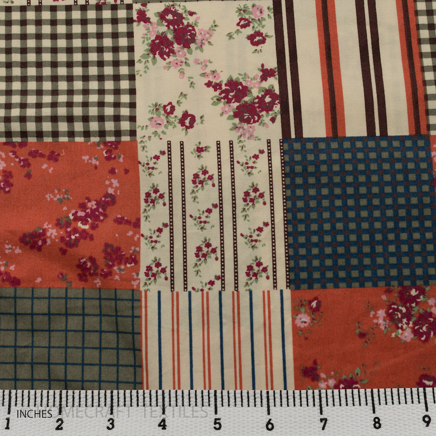 Flower Design Cotton Prints by Homecraft Textiles - Online Fabric Store