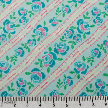 Flower Design Cotton Prints by Homecraft Textiles - Online Fabric Store