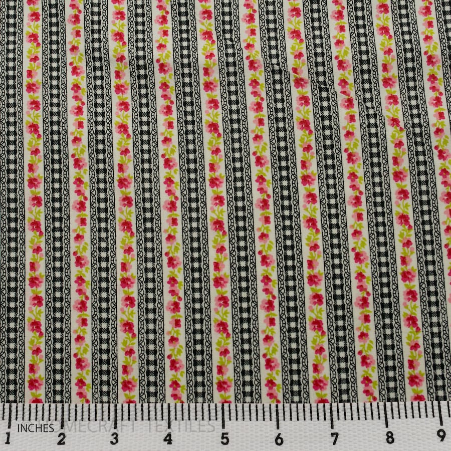 Flower Design Cotton Prints by Homecraft Textiles - Online Fabric Store