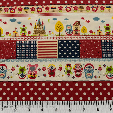 Flower, Animal, and Castle Design Cotton Prints by Homecraft Textiles - Online Fabric Store