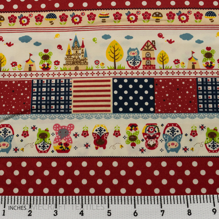 Flower, Animal, and Castle Design Cotton Prints by Homecraft Textiles - Online Fabric Store