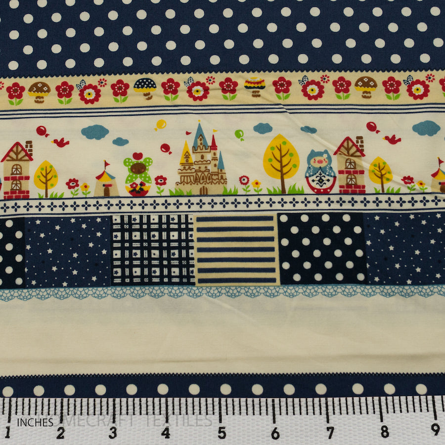 Flower, Animal, and Castle Design Cotton Prints by Homecraft Textiles - Online Fabric Store