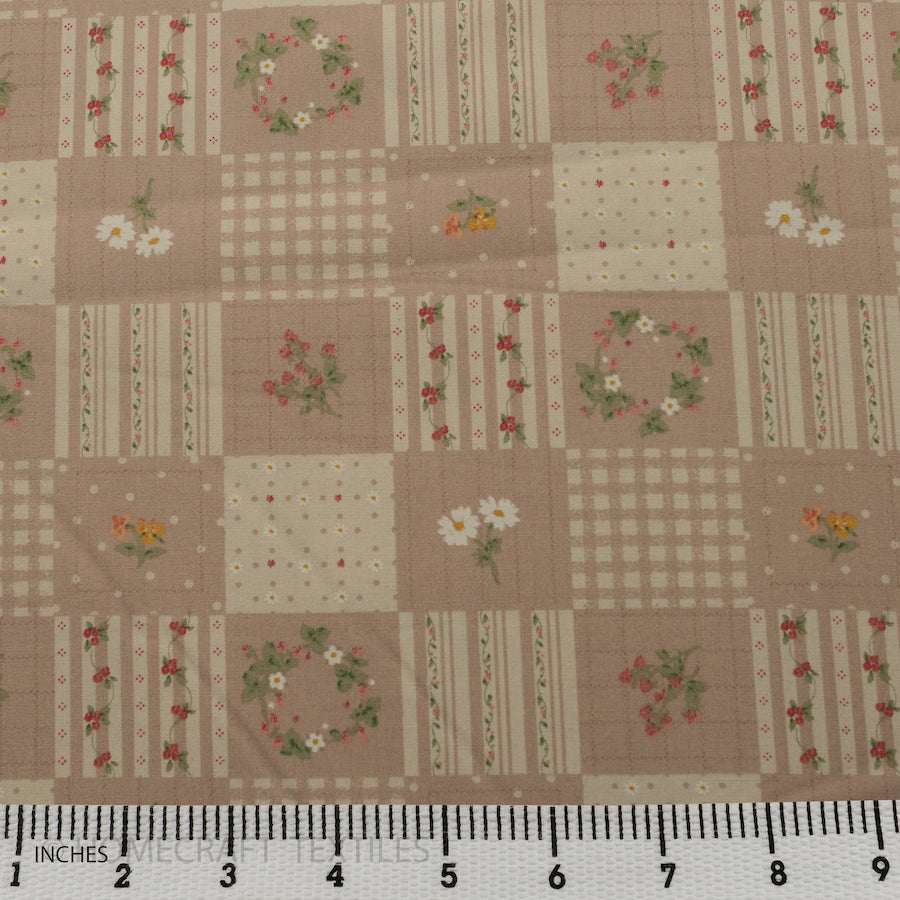 Flower Design Cotton Prints by Homecraft Textiles - Online Fabric Store
