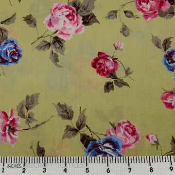 Flower Design Cotton Prints by Homecraft Textiles - Online Fabric Store