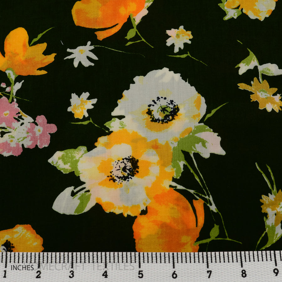 Flower Design Cotton Prints by Homecraft Textiles - Online Fabric Store