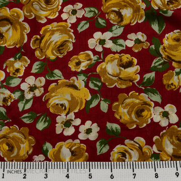 Flower Design Cotton Prints by Homecraft Textiles - Online Fabric Store