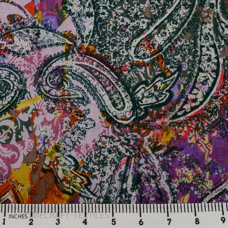 Flower Design Cotton Prints by Homecraft Textiles - Online Fabric Store