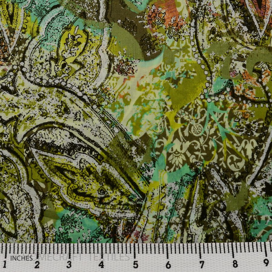 Flower Design Cotton Prints by Homecraft Textiles - Online Fabric Store