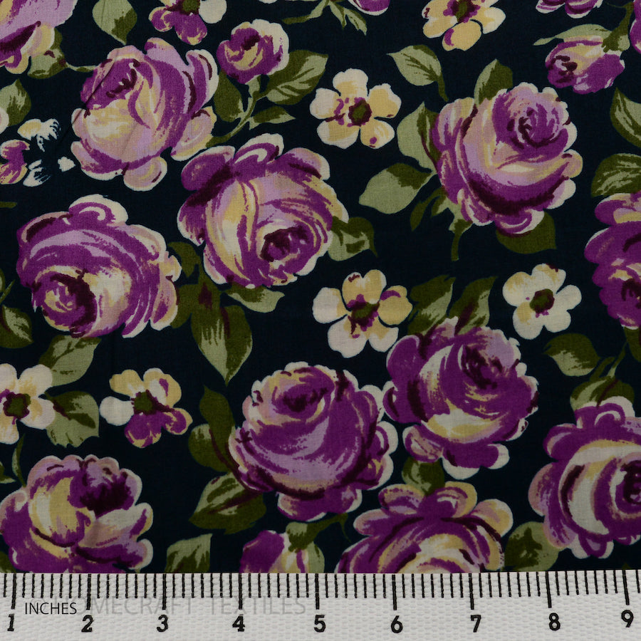 Flower Design Cotton Prints by Homecraft Textiles - Online Fabric Store