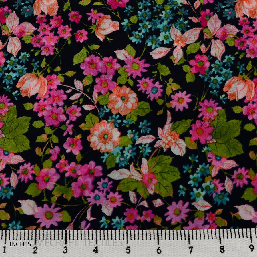 Flower Design Cotton Prints by Homecraft Textiles - Online Fabric Store