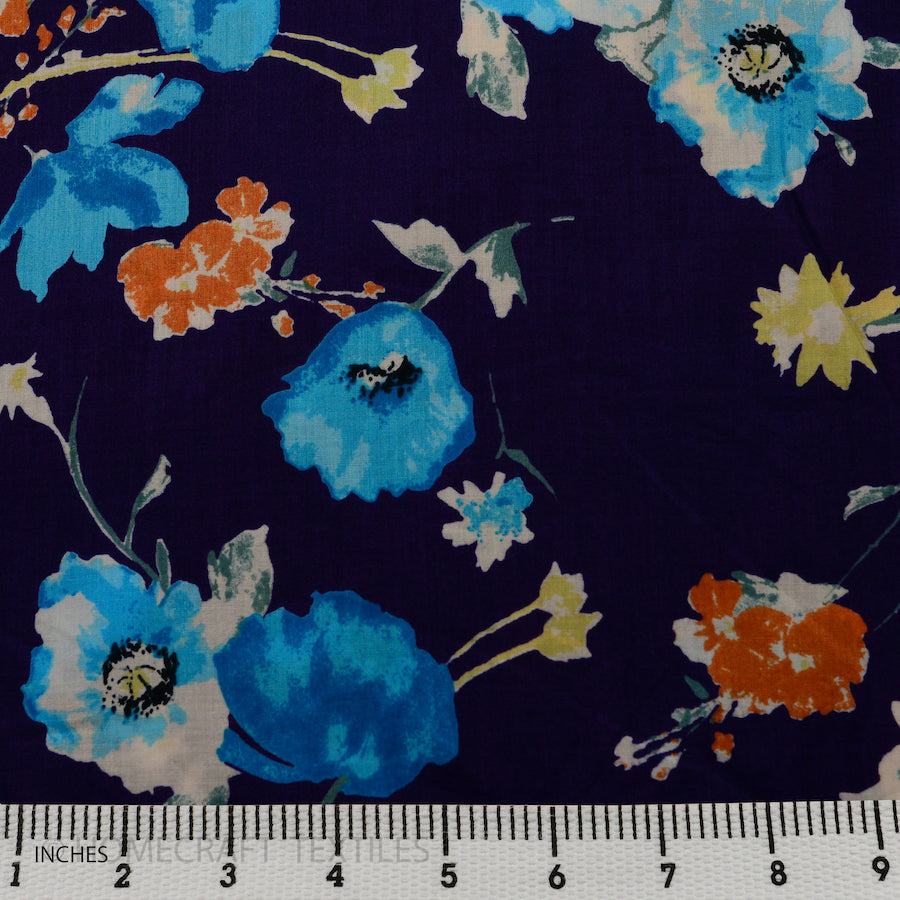 Flower Design Cotton Prints by Homecraft Textiles - Online Fabric Store