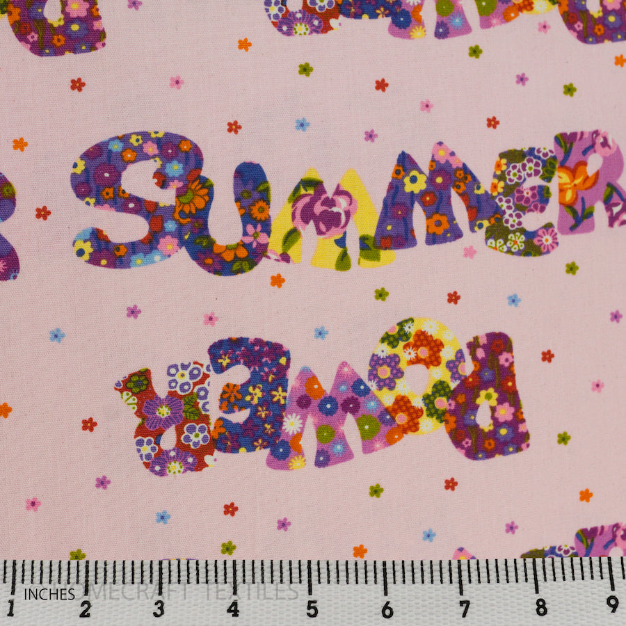 Summer Power Design Printed Cotton Canvas by Homecraft Textiles - Fabric Online Australia