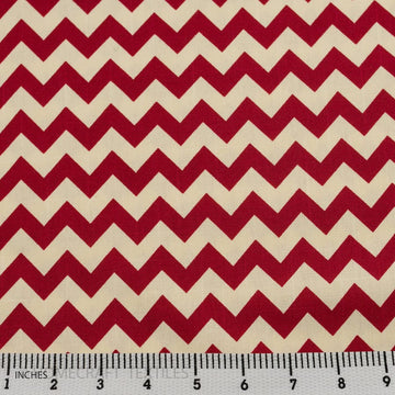 Zigzag Design Printed Cotton Canvas by Homecraft Textiles - Fabric Online Australia